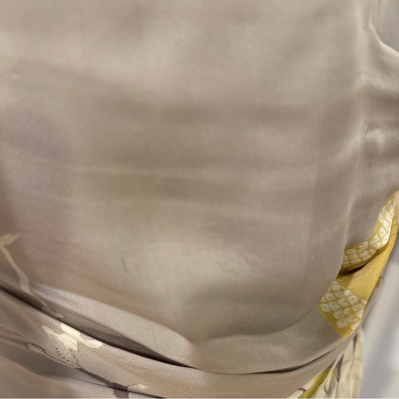 ROBERTO CAVALLI GRAY & FLORAL PEONT GOWN SIZE 38, STUNNING BALLGOWN - Picture 11 of 17